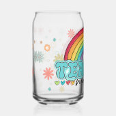 Vintager Lehrermodus - Regenbogen Dosenglas (Vorderseite)