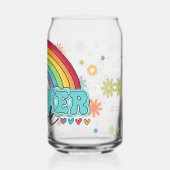 Vintager Lehrermodus - Regenbogen Dosenglas (Rückseite)