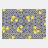 Vintager Lemon Geschenkpapier Set (Vorderseite 3)