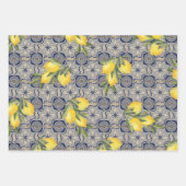 Vintager Lemon Geschenkpapier Set (Vorderseite 2)