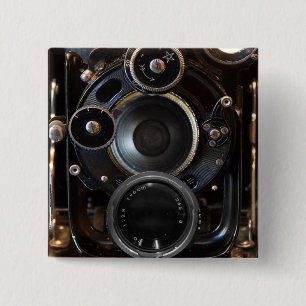 Vintager Lens-Film für antike Fotografie Button