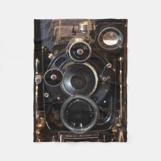 Vintager Lens-Film für antike Fotografie Fleecedecke (Vorderseite)
