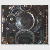 Vintager Lens-Film für antike Fotografie Geschenkpapier (Flach)