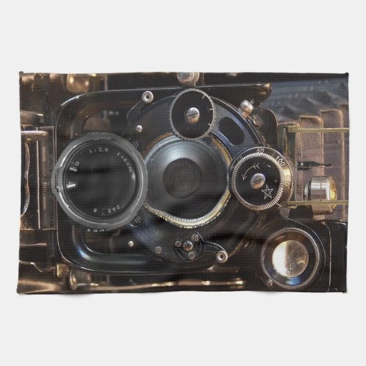 Vintager Lens-Film für antike Fotografie Geschirrtuch (Horizontal)
