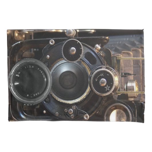 Vintager Lens-Film für antike Fotografie Kissenbezug (Vorderseite)