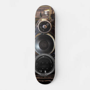 Vintager Lens-Film für antike Fotografie Skateboard
