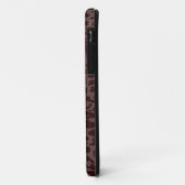 Vintager Leopardendruck (Dunkelbraun) Case-Mate iPhone Hülle (Hinten/Links)