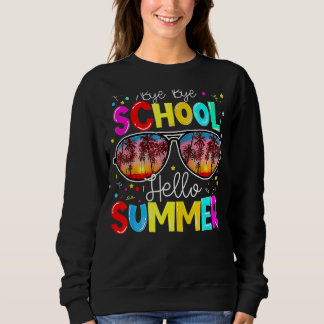 Vintager letzter Schultag im Sommer Sweatshirt