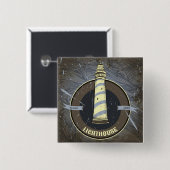 Vintager Leuchtturm | 1960 Button (Vorne & Hinten)