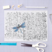 Vintager Libellenbrief Seidenpapier (Handwerk)