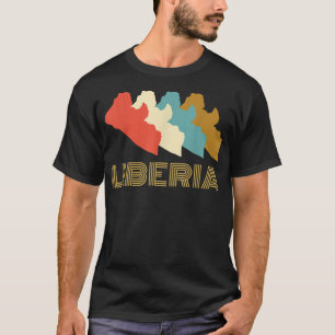 Vintager liberianischer T - Shirt I Liebe Liberia