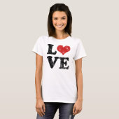 Vintager Liebe-T - Shirt (Vorne ganz)