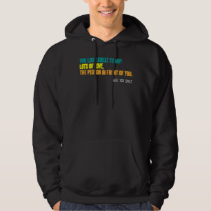 Vintager lieber Mensch hinter mir, du siehst heute Hoodie