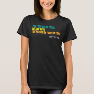 Vintager lieber Mensch hinter mir, du siehst heute T-Shirt