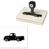 Vintager Lieferwagen | Bordbedarf Gummistempel (Stempel)