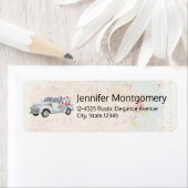 Vintager Lieferwagen LKW Rustikale Wasserfarbe (Insitu)