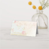 Vintager Lieferwagen LKW Rustikale Wasserfarbe Platzkarte (Rückseite)