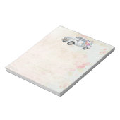 Vintager Lieferwagen LKW Wasserfarbe Notizblock (Rotiert)