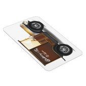 Vintager Lieferwagen Magnet (Rechte Seite)