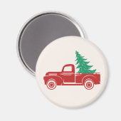 Vintager Lieferwagen Magnet (Vorderseite/Rückseite)