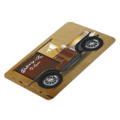 Vintager Lieferwagen Magnet (Linke Seite)