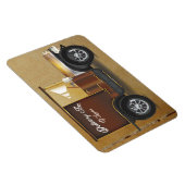 Vintager Lieferwagen Magnet (Rechte Seite)