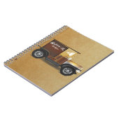 Vintager Lieferwagen Notizblock (Linke Seite)