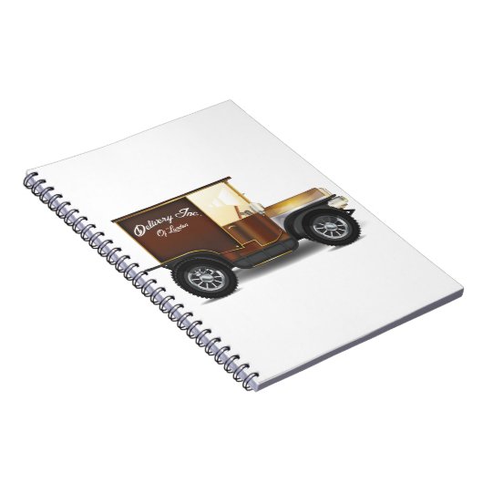 Vintager Lieferwagen Notizblock (Rechte Seite)