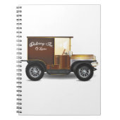 Vintager Lieferwagen Notizblock (Vorderseite)