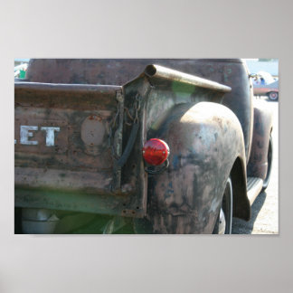 Vintager Lieferwagen Poster