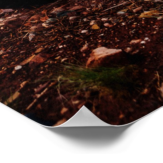 Vintager Lieferwagen Poster (Ecke)