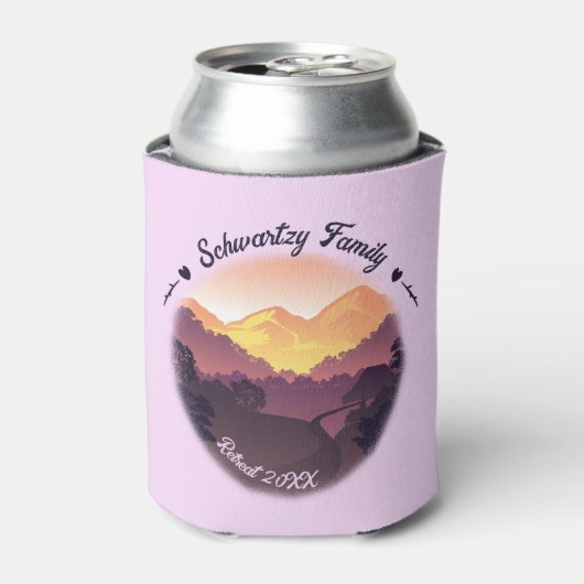 Vintager Lila Bauernhof Dosenkühler (Kanne Vorderseite)