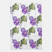 Vintager Lila Morgenruhm Geschirrtuch (Vertikal)