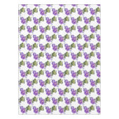 Vintager Lila Morgenruhm Tischdecke (Vorderseite)