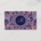 Vintager Lila Rosa Ballons Veranstaltungsplaner Visitenkarte (Vorderseite)