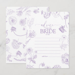 Vintager Lilac Lavender Blumenberater Postkarte