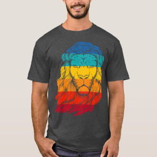 Vintager Lion Head T-Shirt