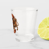 Vintager Lion Oak Barrel Personalisiert Brauerei B Schnapsglas (Rechts)