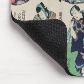 Vintager lithografischer Triptychon, Chotto Hitoku Mousepad (Ecke)