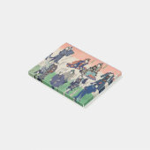 Vintager lithografischer Triptychon, Chotto Hitoku Post-it Klebezettel (angewinkelt)