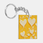 Vintager Lithograph #2 Digitale Kunst Schlüsselanhänger (Vorderseite links)