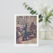 Vintager Lithograph + Lithograph Postkarte (Stehend Vorderseite)