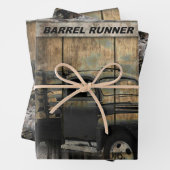 Vintager LKW Antiker LKW Alter LKW Geschenkpapier Set (Beispiel)