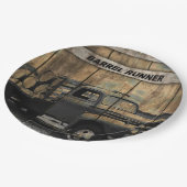 Vintager LKW Antiker LKW Alter LKW Pappteller (Schrägansicht)