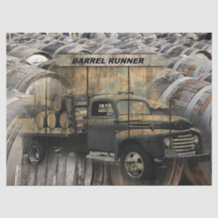Vintager LKW Antiker LKW Alter LKW Seidenpapier
