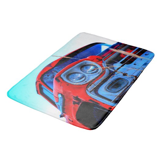 Vintager LKW Badematte (Schrägansicht)