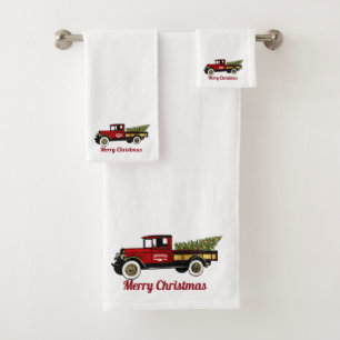 Vintager LKW-Bauernhof Badhandtuch Set