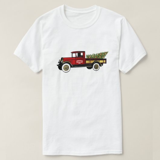 Vintager LKW-Bauernhof T-Shirt (Design vorne)