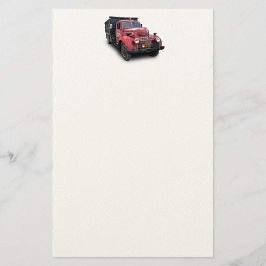 VINTAGER LKW BRIEFPAPIER (Vorderseite)