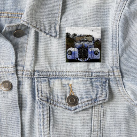 Vintager LKW Button (Beispiel)